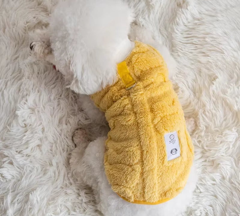 Soft Fleece Dog Clothes Winter Warm Puppy Kitten Pullover Pet Clothes for Small Dogs Chihuahua Bulldog Apparel Sweater for Dogs