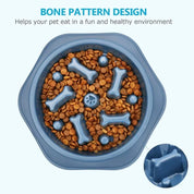 Pet Dog Bowl Dog Slow Feeder Bowl Feeder Dogs Anxiety anti Choking Device Food Plate Feeding Dog Cat Food Bowl Cute Pet Supplies