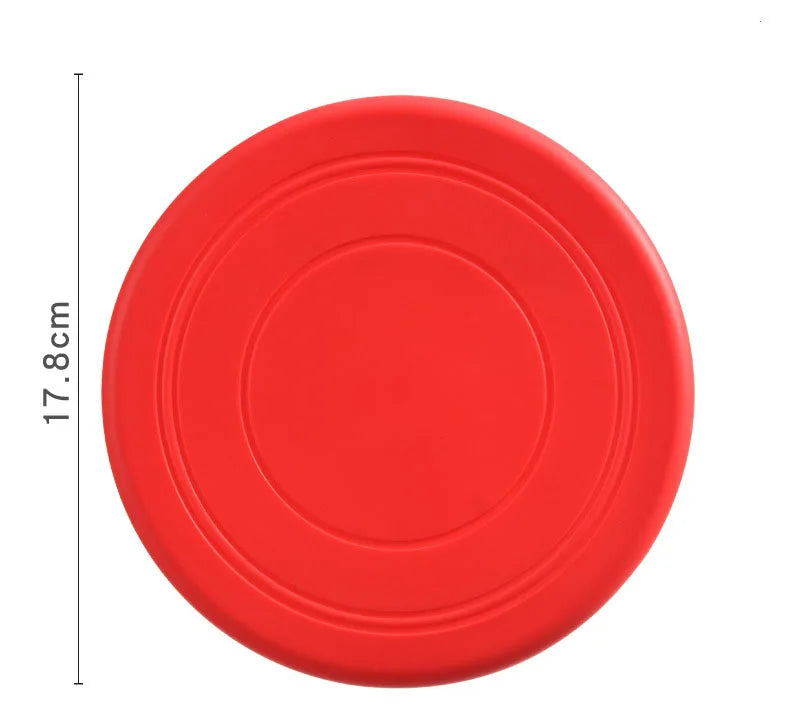 Silicone Flying Saucer Funny Dog Cat Toy Dog Game Flying Discs Resistant Chew Puppy Training Interactive Pet Supplies