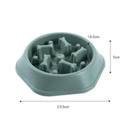 Pet Dog Bowl Dog Slow Feeder Bowl Feeder Dogs Anxiety anti Choking Device Food Plate Feeding Dog Cat Food Bowl Cute Pet Supplies