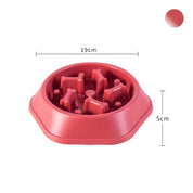 Pet Dog Bowl Dog Slow Feeder Bowl Feeder Dogs Anxiety anti Choking Device Food Plate Feeding Dog Cat Food Bowl Cute Pet Supplies