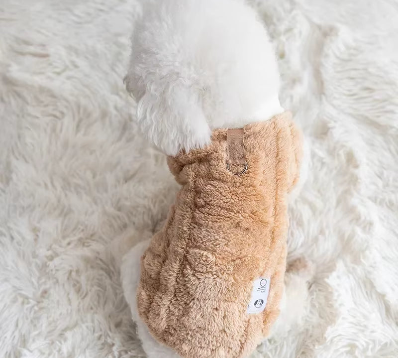 Soft Fleece Dog Clothes Winter Warm Puppy Kitten Pullover Pet Clothes for Small Dogs Chihuahua Bulldog Apparel Sweater for Dogs