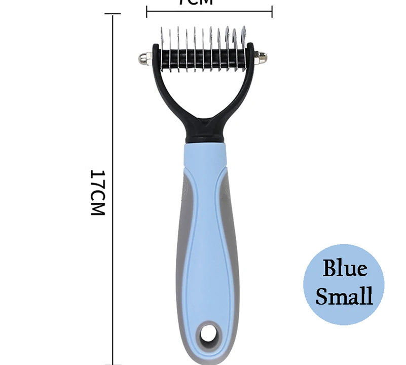 Professional Pet Deshedding Brush Dog Hair Remover Pet Fur Knot Cutter Puppy Cat Comb Brushes Dogs Grooming Shedding Supplies