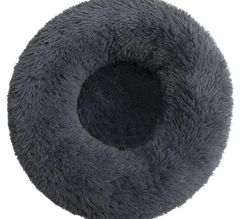 40-90Cm round Pet Bed for Large Dog Bed Super Soft Cat Bed Long Plush Dog House for Medium Dog House Winter Warm Sleeping
