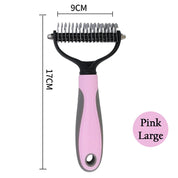 Professional Pet Deshedding Brush Dog Hair Remover Pet Fur Knot Cutter Puppy Cat Comb Brushes Dogs Grooming Shedding Supplies