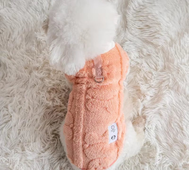 Soft Fleece Dog Clothes Winter Warm Puppy Kitten Pullover Pet Clothes for Small Dogs Chihuahua Bulldog Apparel Sweater for Dogs