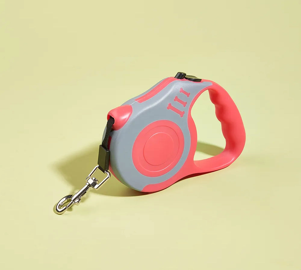 3M 5M Dog Leash for Small Dogs Cat Automatic Retractable Durable Nylon Lead Puppy Outdoor Travel Walking Hiking Traction Rope