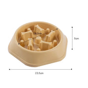 Pet Dog Bowl Dog Slow Feeder Bowl Feeder Dogs Anxiety anti Choking Device Food Plate Feeding Dog Cat Food Bowl Cute Pet Supplies