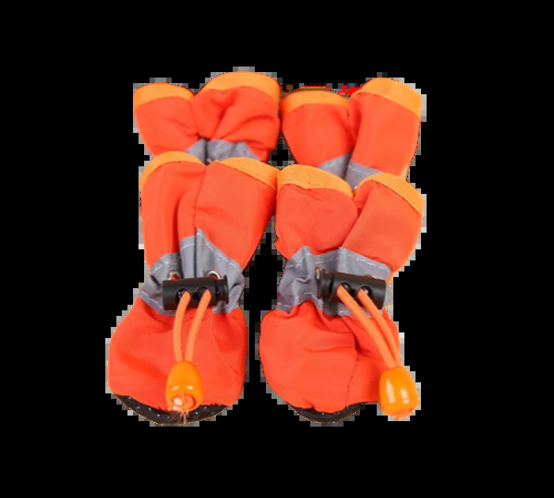 Set Waterproof Pet Dog Shoes Anti-Slip Rain Boots Footwear for Small Cats Dogs Puppy Dog Pet Booties Pet Paw Accessories