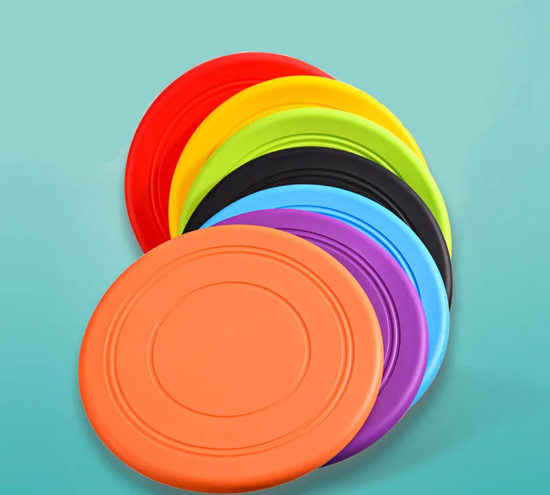 Silicone Flying Saucer Funny Dog Cat Toy Dog Game Flying Discs Resistant Chew Puppy Training Interactive Pet Supplies