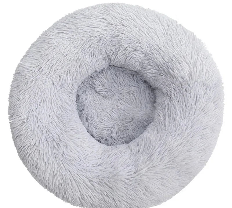 40-90Cm round Pet Bed for Large Dog Bed Super Soft Cat Bed Long Plush Dog House for Medium Dog House Winter Warm Sleeping