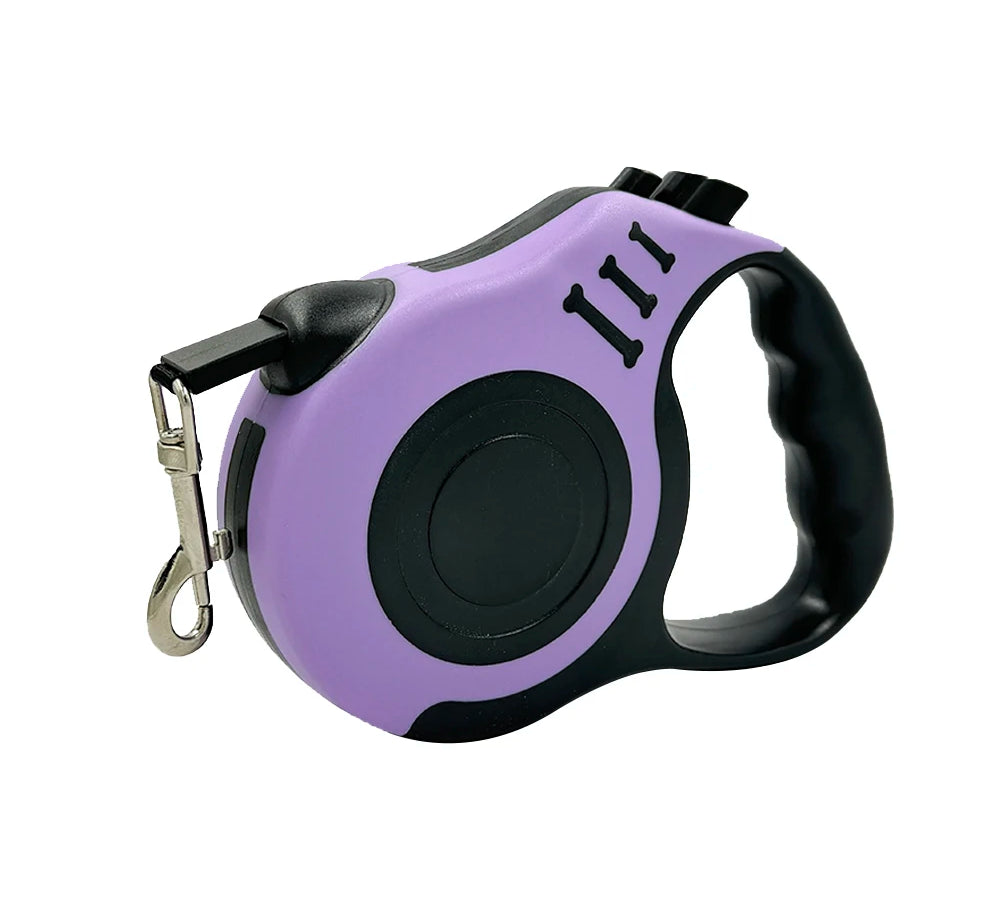3M 5M Dog Leash for Small Dogs Cat Automatic Retractable Durable Nylon Lead Puppy Outdoor Travel Walking Hiking Traction Rope