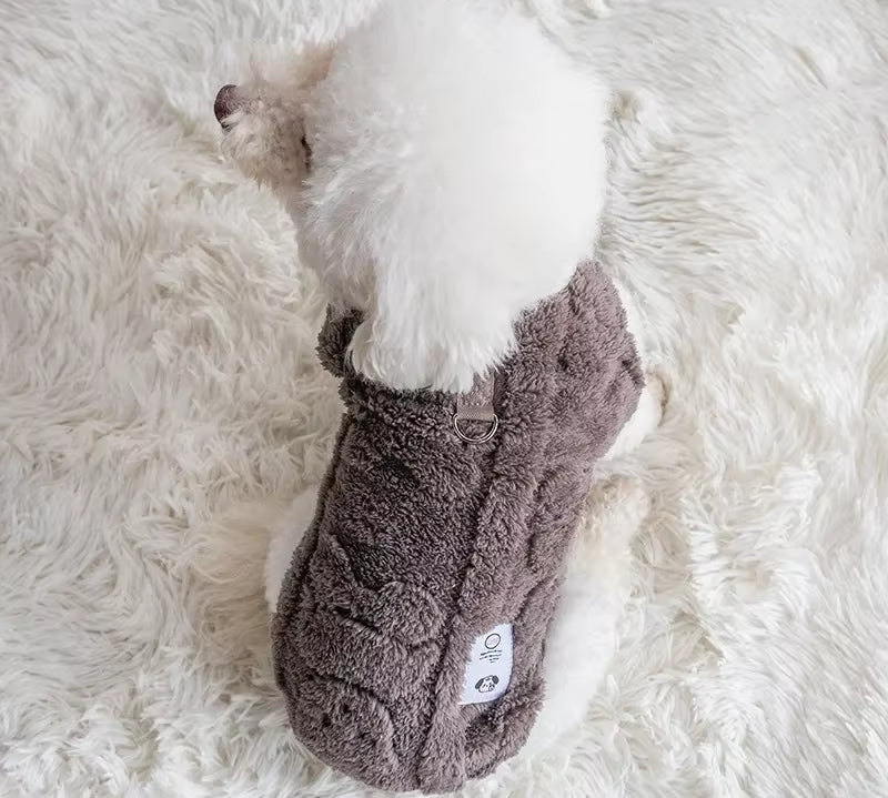 Soft Fleece Dog Clothes Winter Warm Puppy Kitten Pullover Pet Clothes for Small Dogs Chihuahua Bulldog Apparel Sweater for Dogs