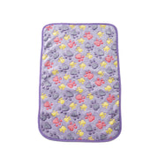 3 Sizes Cute Warm Pet Bed Mat Cover Towel Handcrafted Cat Dog Fleece Soft Blanket for Small Medium Large Dogs Puppy Pet Supplies