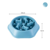 Pet Dog Bowl Dog Slow Feeder Bowl Feeder Dogs Anxiety anti Choking Device Food Plate Feeding Dog Cat Food Bowl Cute Pet Supplies