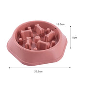 Pet Dog Bowl Dog Slow Feeder Bowl Feeder Dogs Anxiety anti Choking Device Food Plate Feeding Dog Cat Food Bowl Cute Pet Supplies