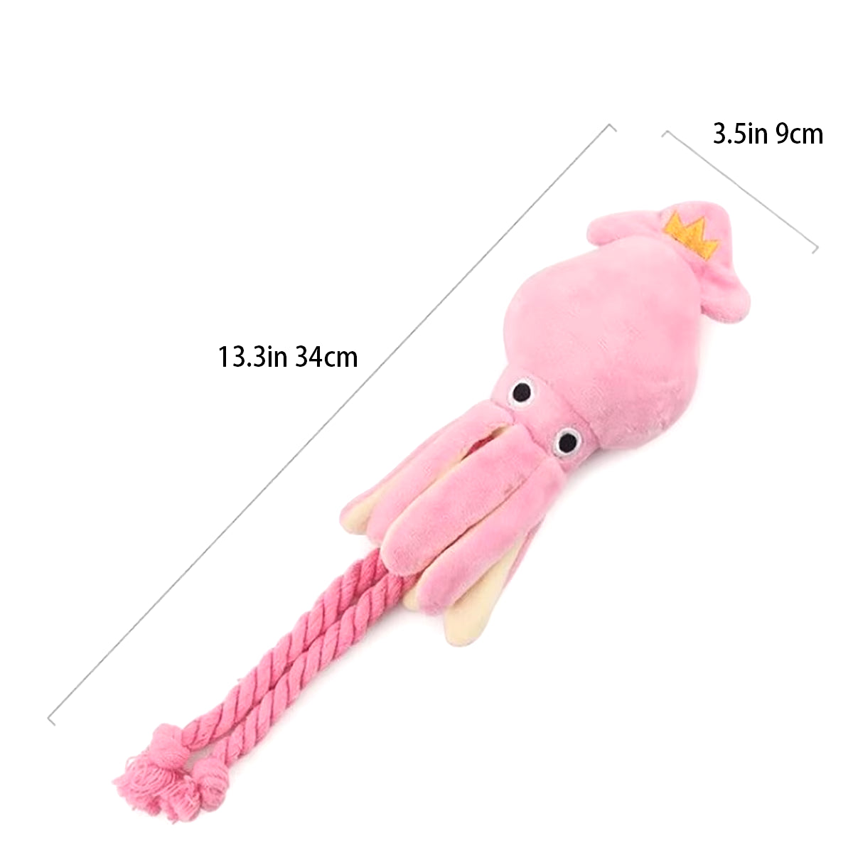 Pet Octopus Plush Rope Toy Is Bite-Resistant, Fun and Interactive, Suitable for Indoor and Outdoor Use