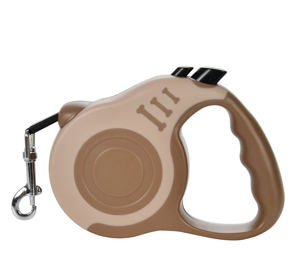 3M 5M Dog Leash for Small Dogs Cat Automatic Retractable Durable Nylon Lead Puppy Outdoor Travel Walking Hiking Traction Rope
