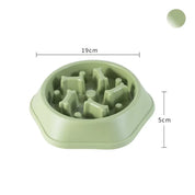 Pet Dog Bowl Dog Slow Feeder Bowl Feeder Dogs Anxiety anti Choking Device Food Plate Feeding Dog Cat Food Bowl Cute Pet Supplies